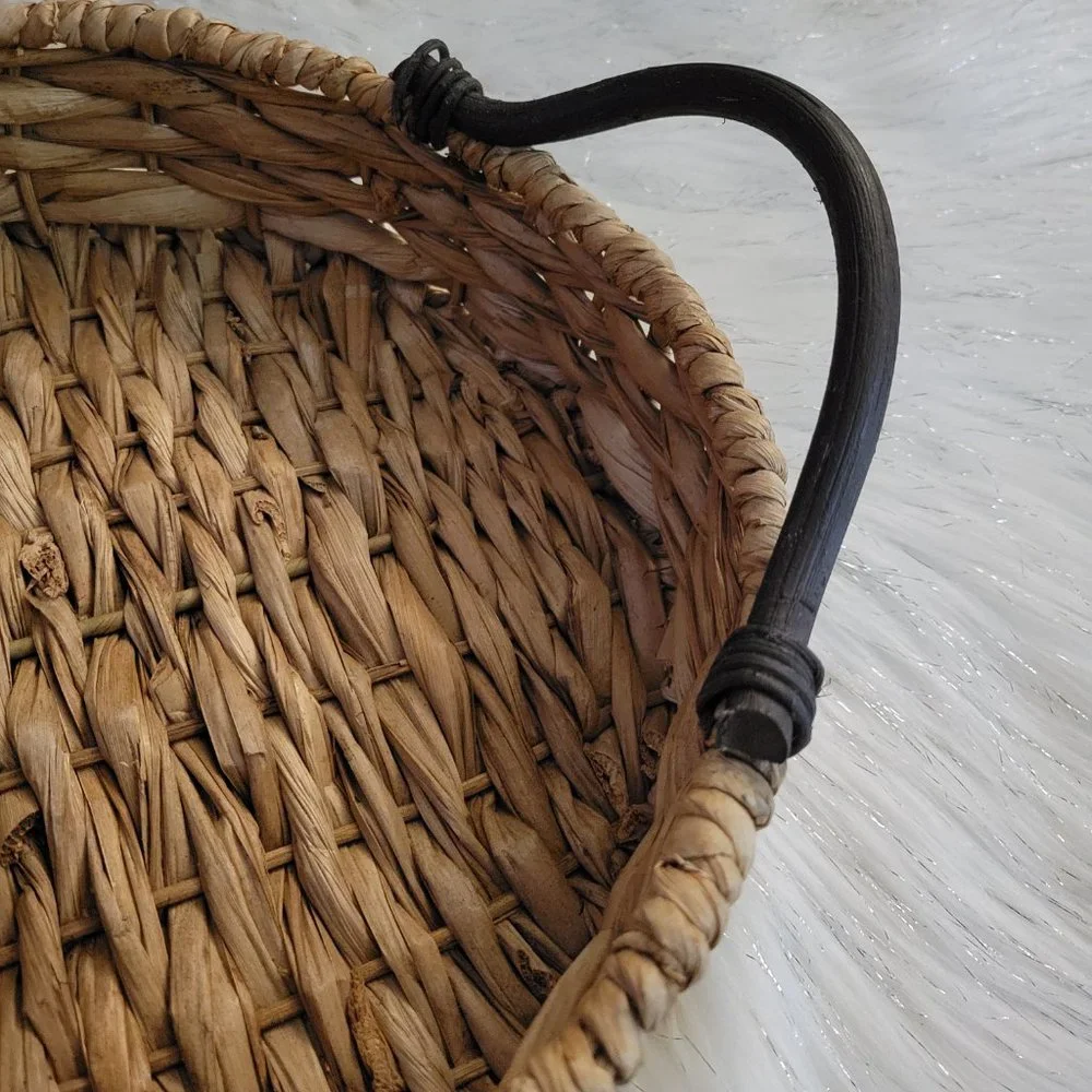 Circle Wicker Basket